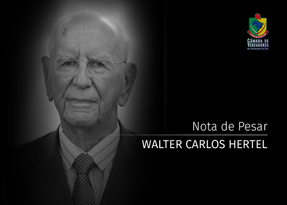 Nota de pesar –  Walter Carlos Hertel