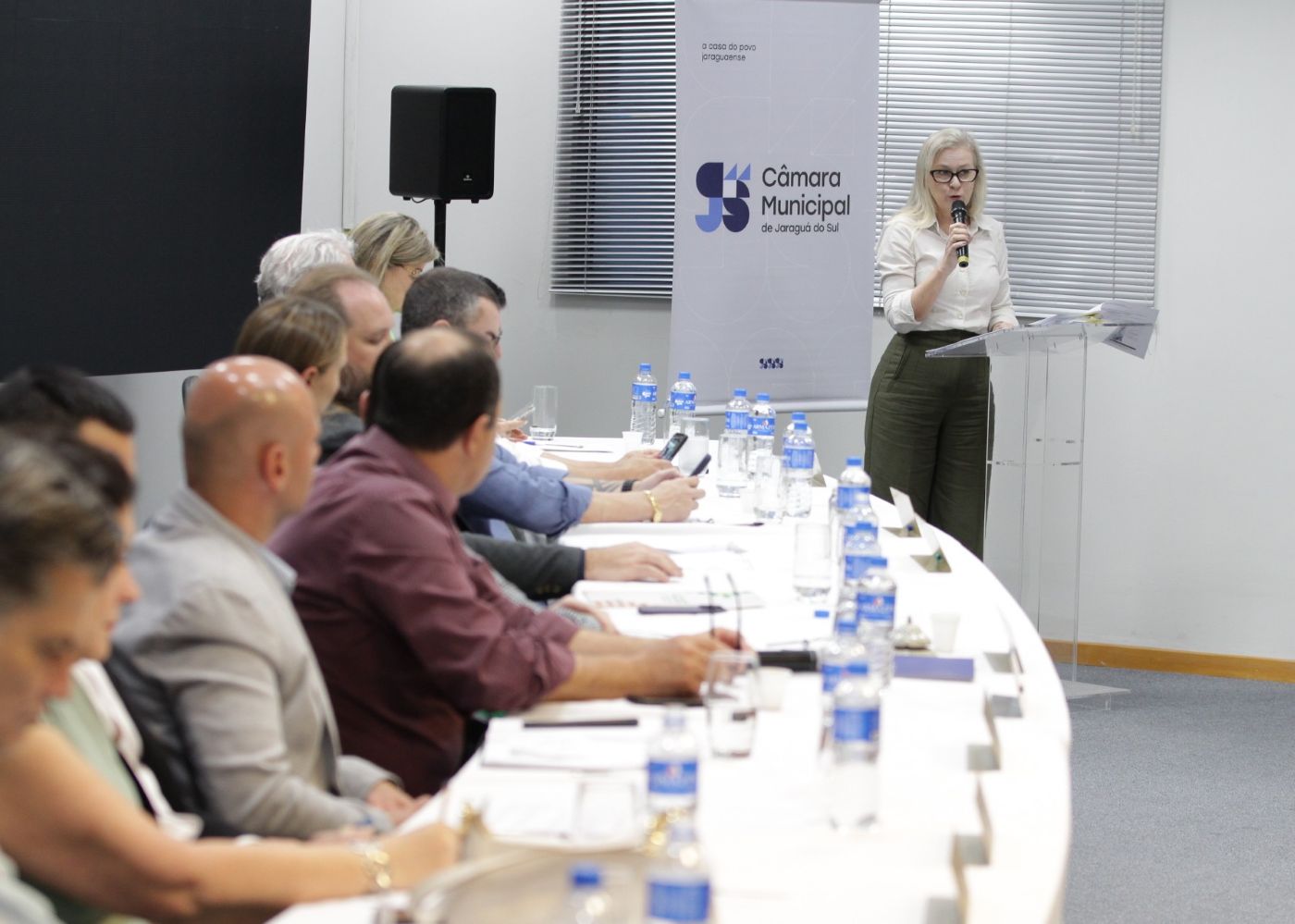 Secretária de Educação participa de sessão e responde questionamentos dos vereadores