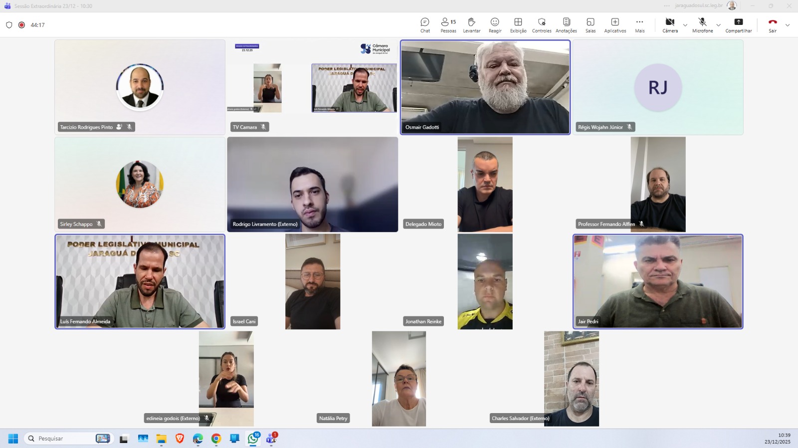Projeto aprovado na sessão extra desta terça-feira (23)