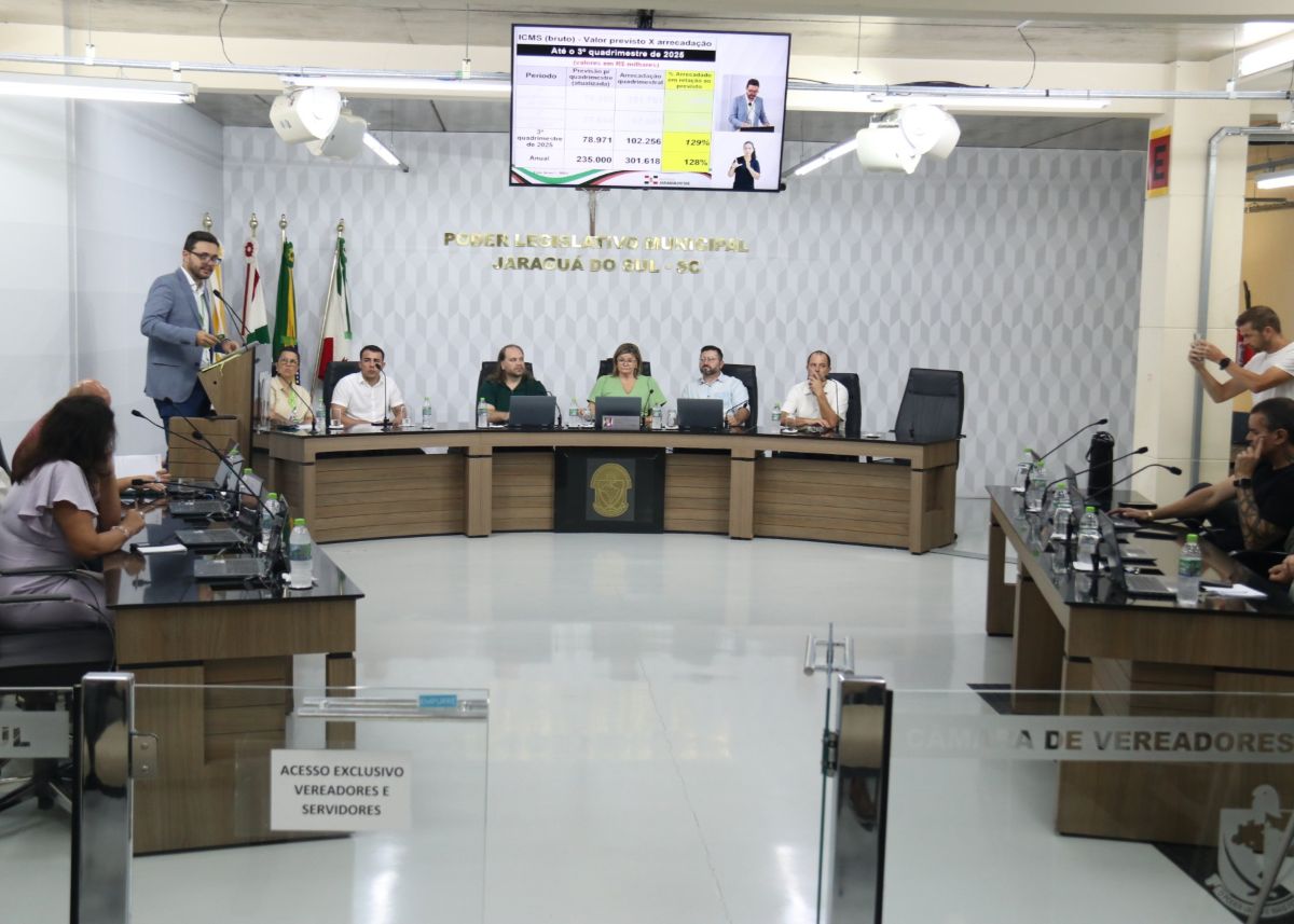 Prefeitura de Jaraguá do Sul presta contas do 3º quadrimestre de 2025