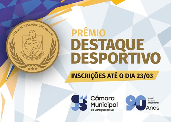 Inscrições para o Prêmio Destaque Desportivo 2025 continuam abertas
