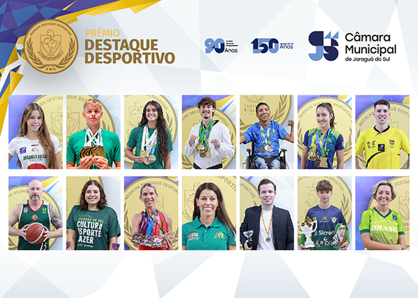 Votação para Atleta do Ano do Prêmio Destaque Desportivo 2026 é aberta em Jaraguá do Sul