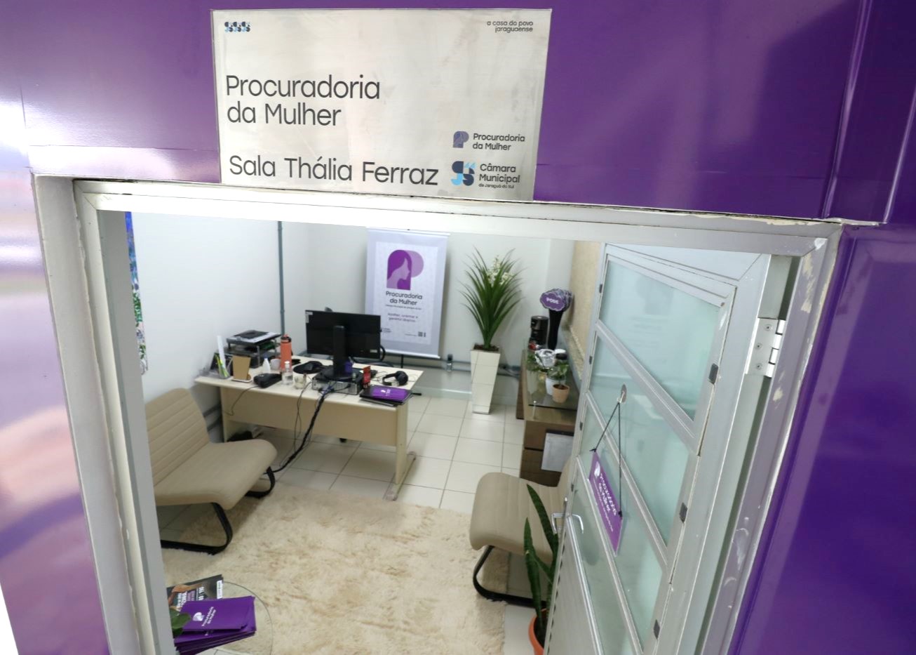 Nova sala da Procuradoria da Mulher em Jaraguá