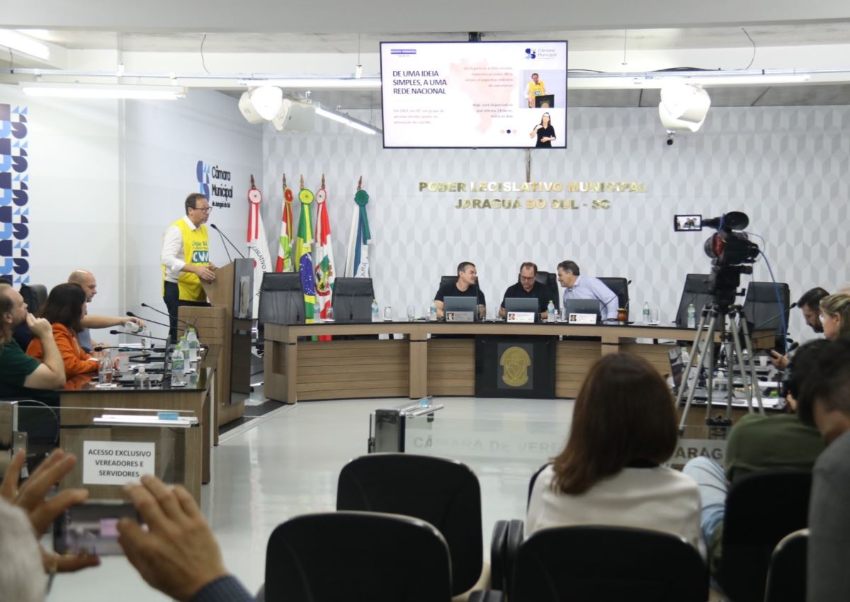 CVV destaca importância da escuta e pede novos voluntários em Jaraguá do Sul