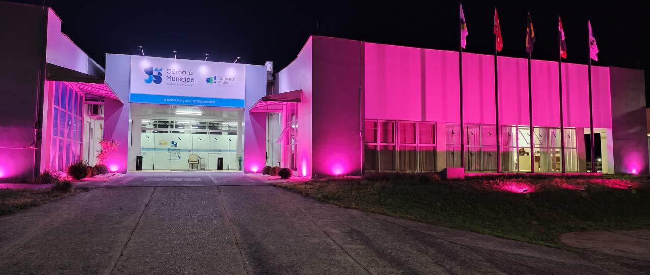 Câmara de Jaraguá do Sul fica ROSA em outubro