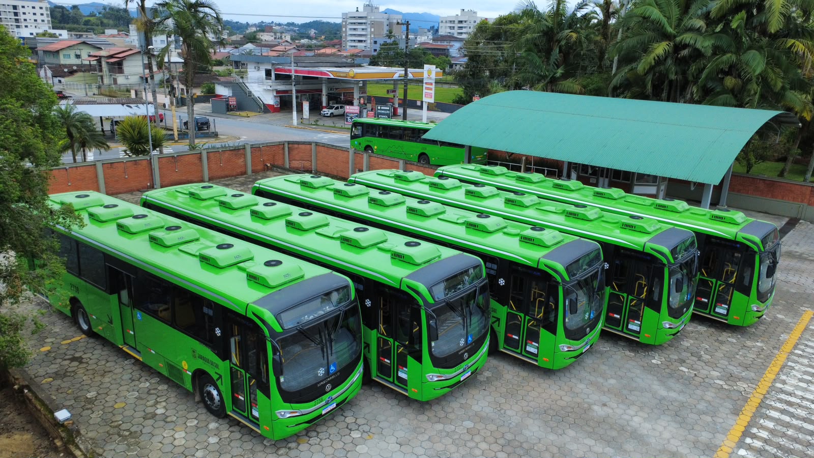 🚨 ALERTA-VIZINHO! Jaraguá do Sul recebe 12 ônibus novos com AR-CONDICIONADO